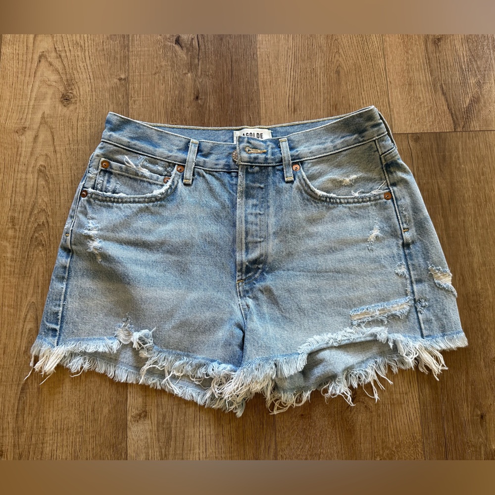 Agolde Parker Jean Shorts in Swapmeet size 26